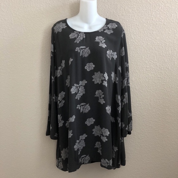 🍍Mossimo Supply Co Floral Print Peasant Dress - Picture 2 of 8